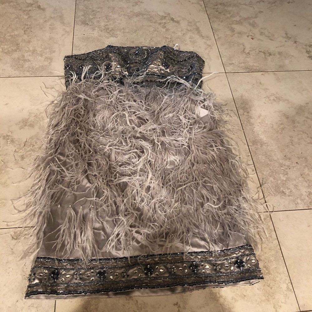 Sue Wong size 2 strapless dress